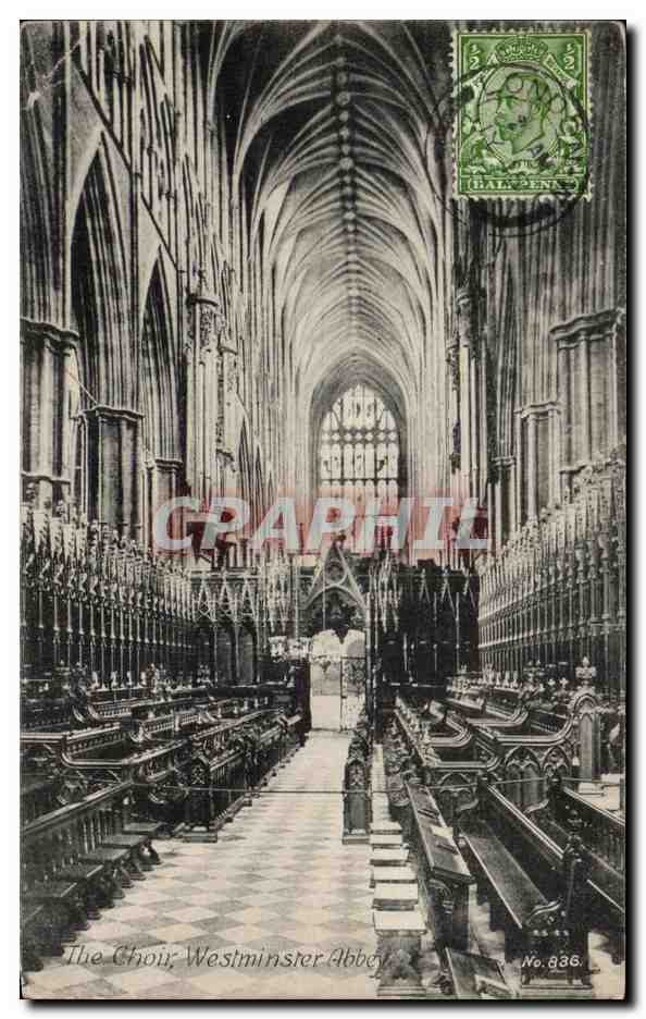 CPA The Choir Westminster Abbey London 