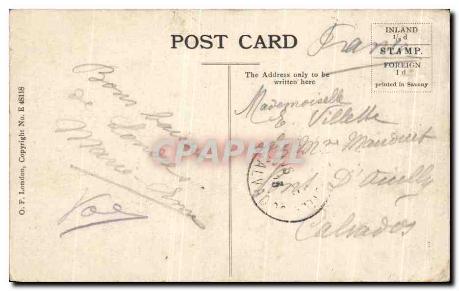 CPA The Choir Westminster Abbey London  — Verso