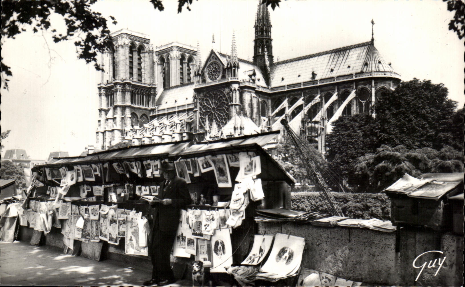 CPA Paris Et Ses Merveilles Notre ame Bouquiniste 