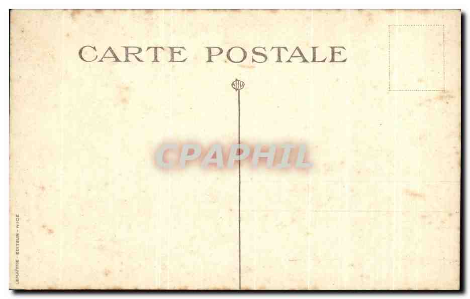 CPA Biarritz Effet de Vague a la Vierge — Verso