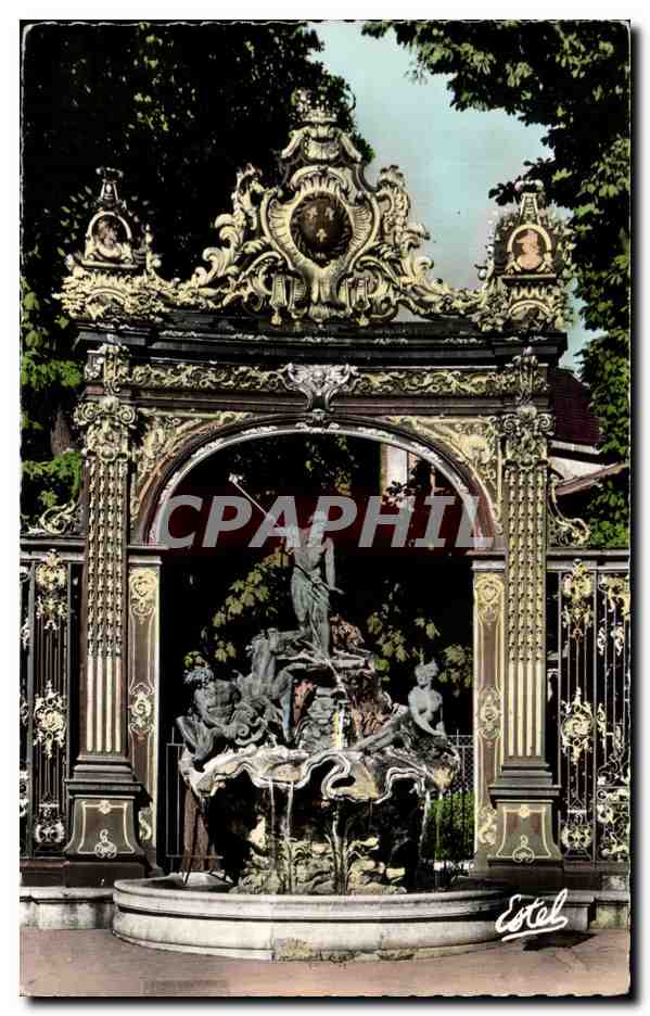 CPSM Nancy La Place Stanislas La Fontaine De Neptune