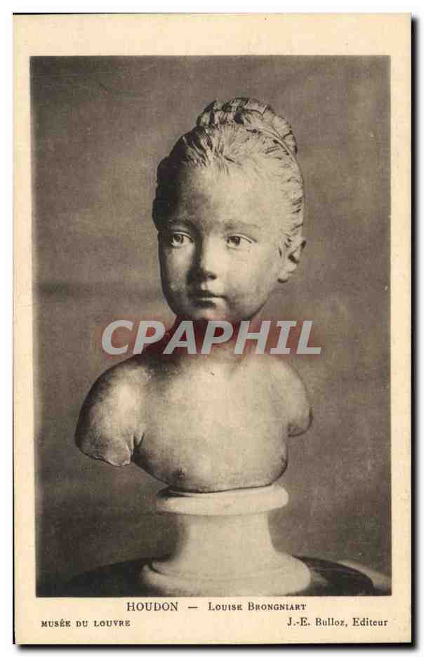 Buste de Louise Brongniart — Houdon — Musée du Louvre — J.-E. Bulloz, Editeur