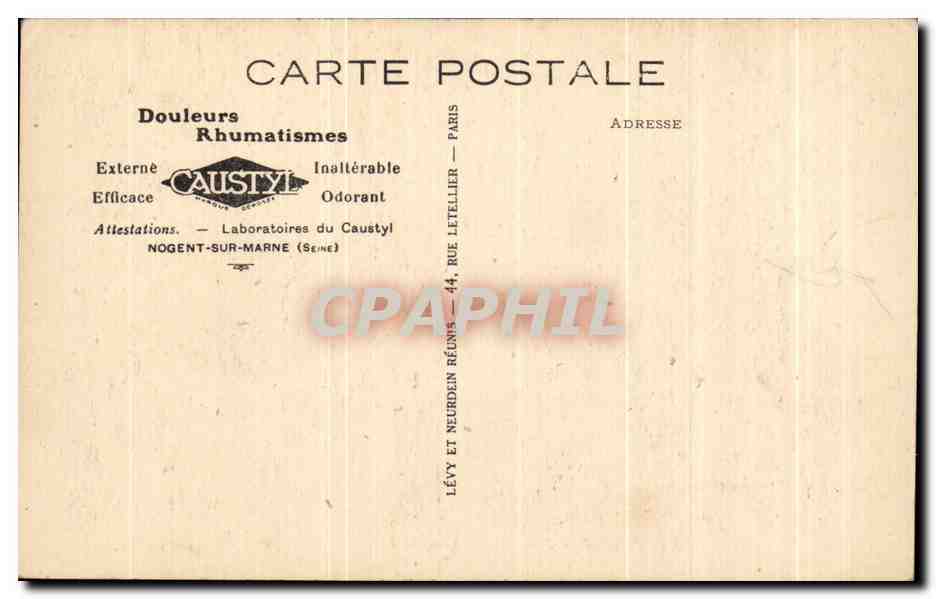 CPA Berchen Paysage et Animaux Musee Du Louvre Paris Chevre Ane Vaches — Rückseite