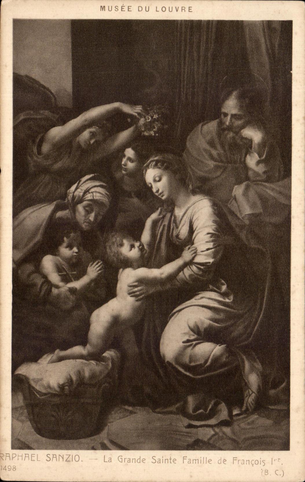 Raphaël Sanzio — La Grande Sainte Famille — Musée du Louvre