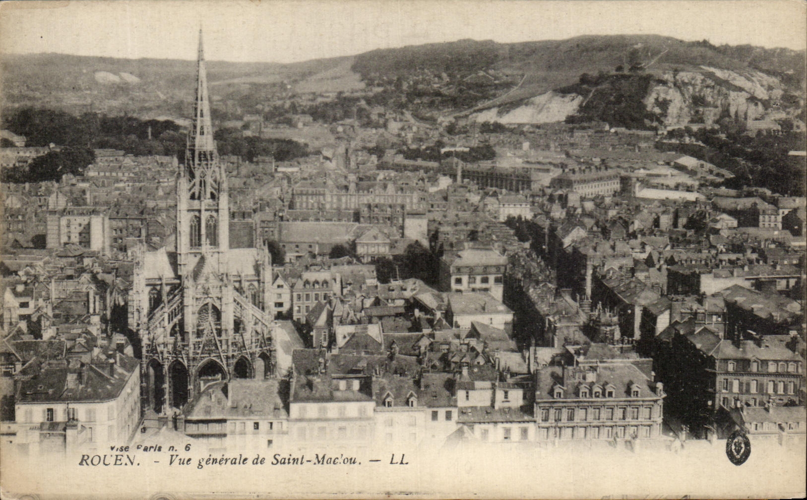 CPA Rouen Vue Generale De Saint Maclou