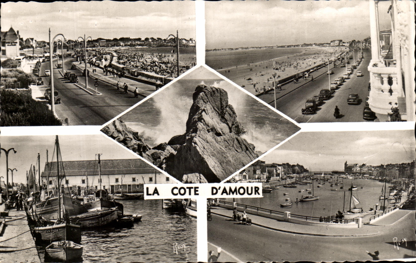 CPA La Cote D'Amour Pornichet La Baule Entre Batz et le Croisic Le Pouliguen