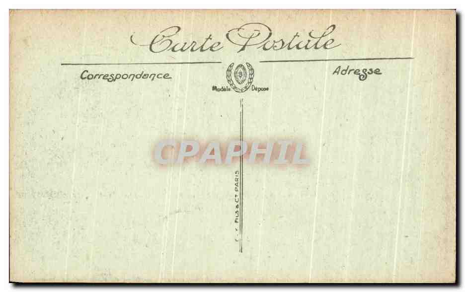 CPA Rouen Le Palais de Justice Ensemble vu de la Rue aux Juifs — Verso