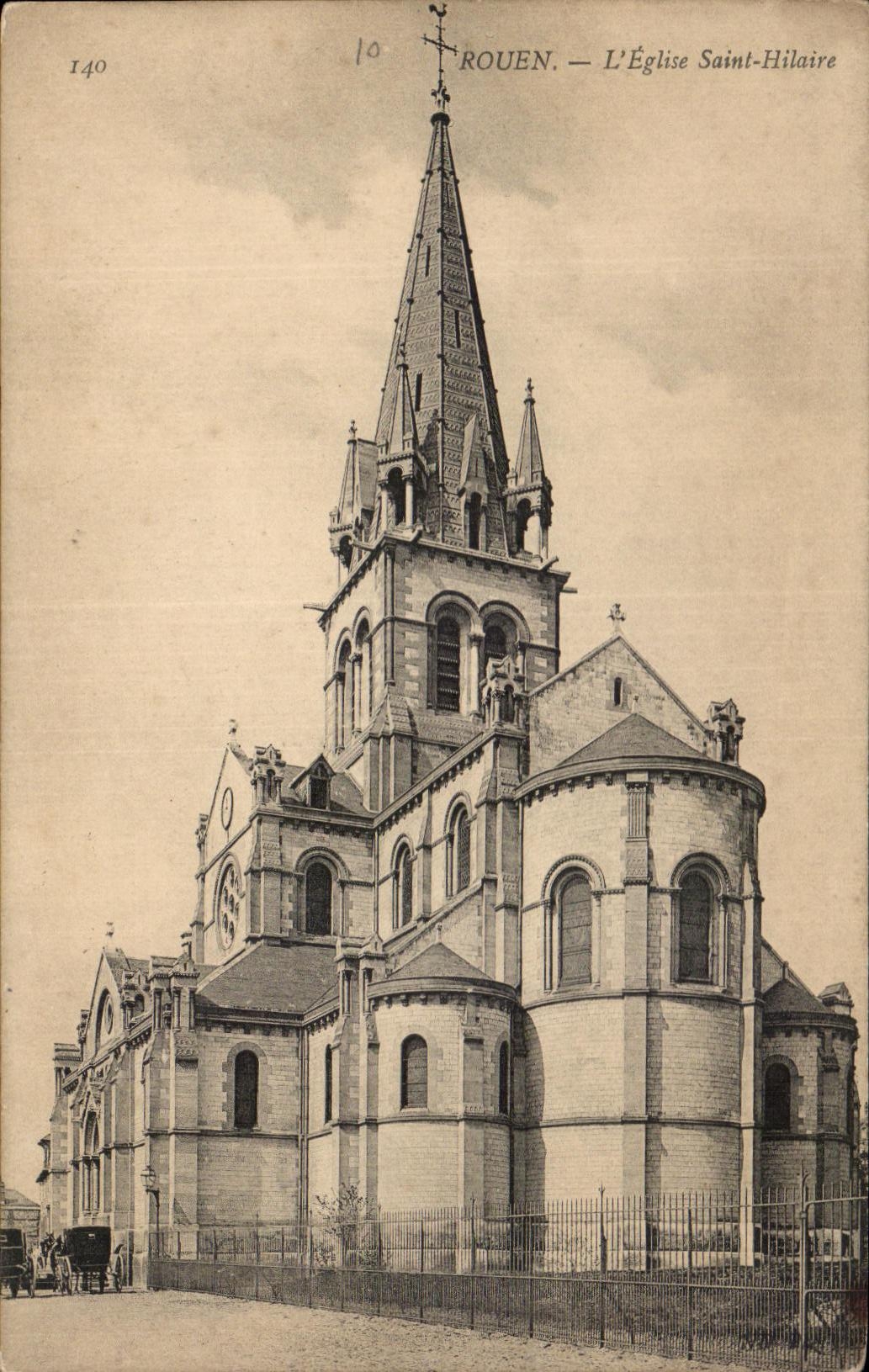 CPA Rouen L'Eglise Saint Hilaire