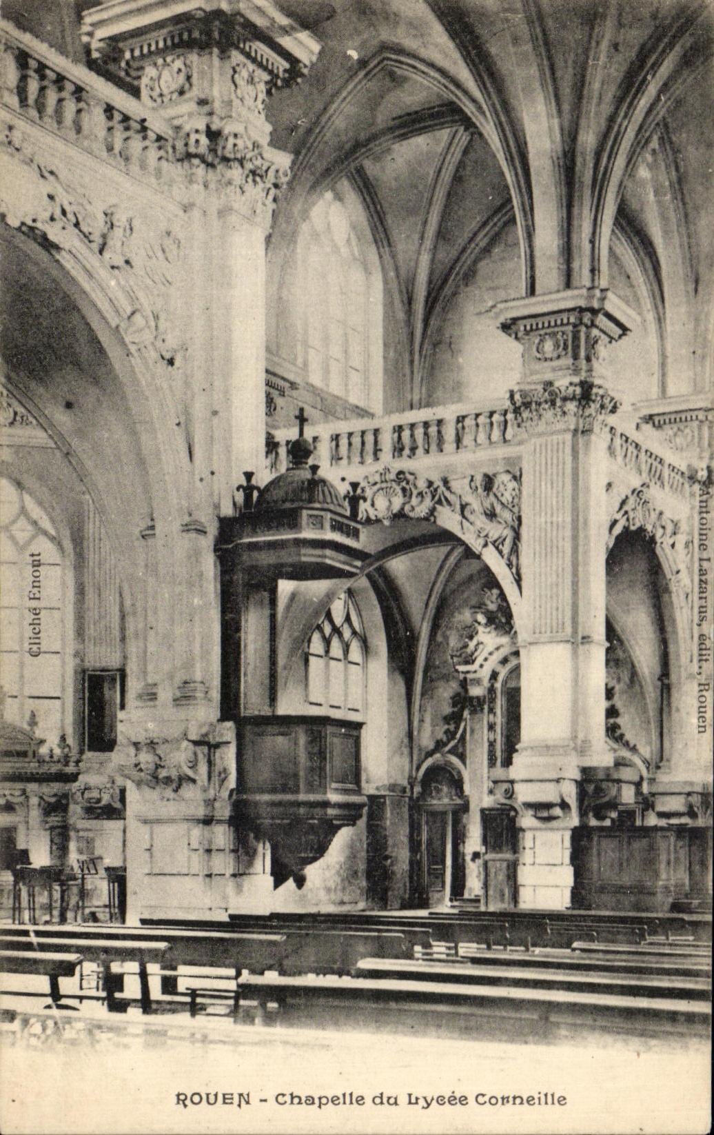 CPA Rouen Chapelle du Lycee Corneille