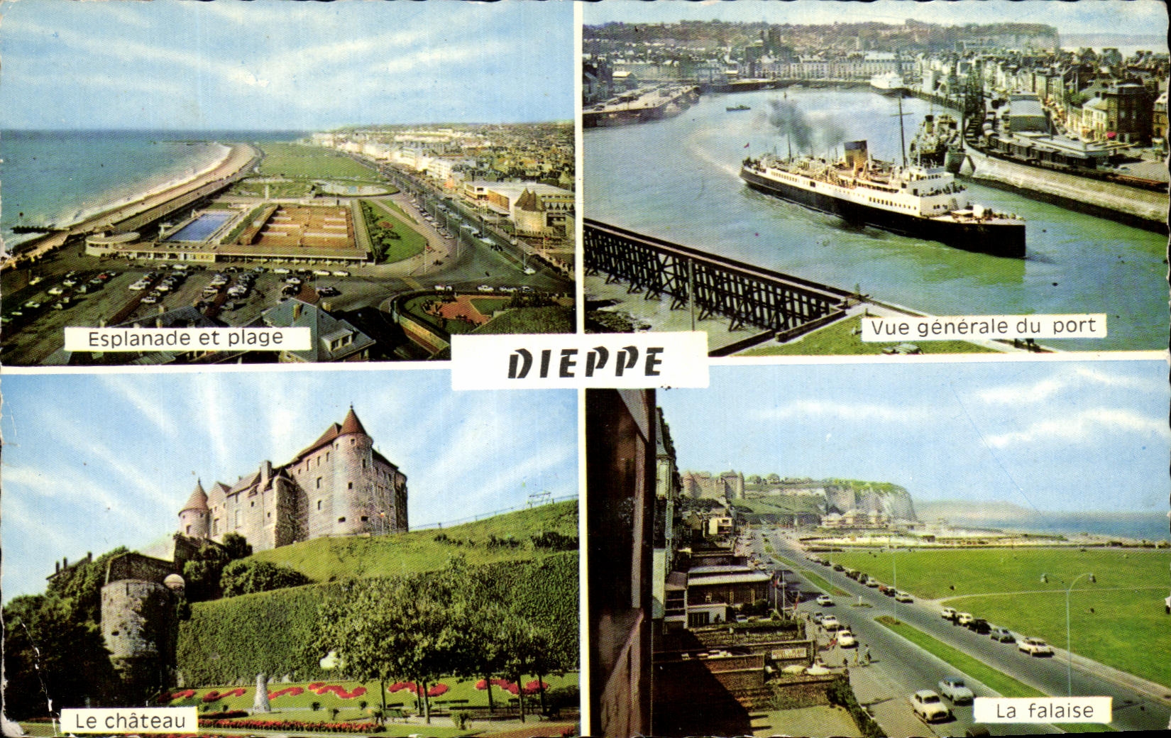 Semi-Modern Postcard Dieppe