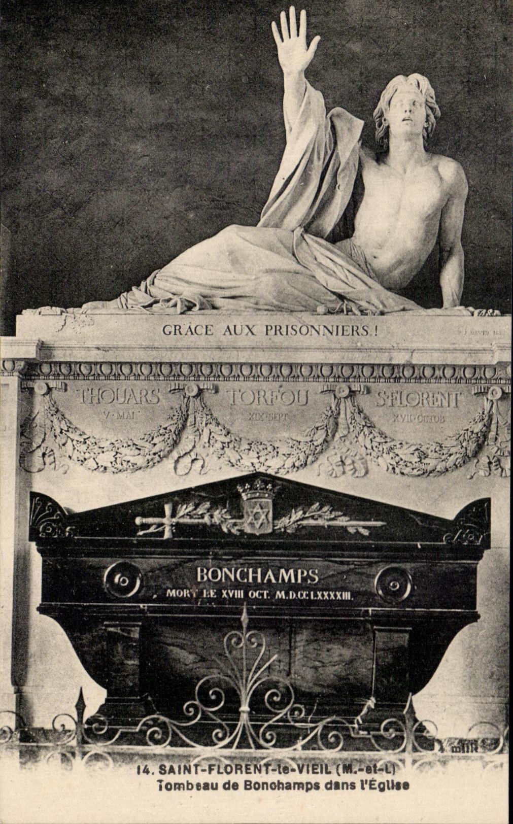 CPA Saint Florent le Vieil Tombeau de Bonchamps dans I'Eglise