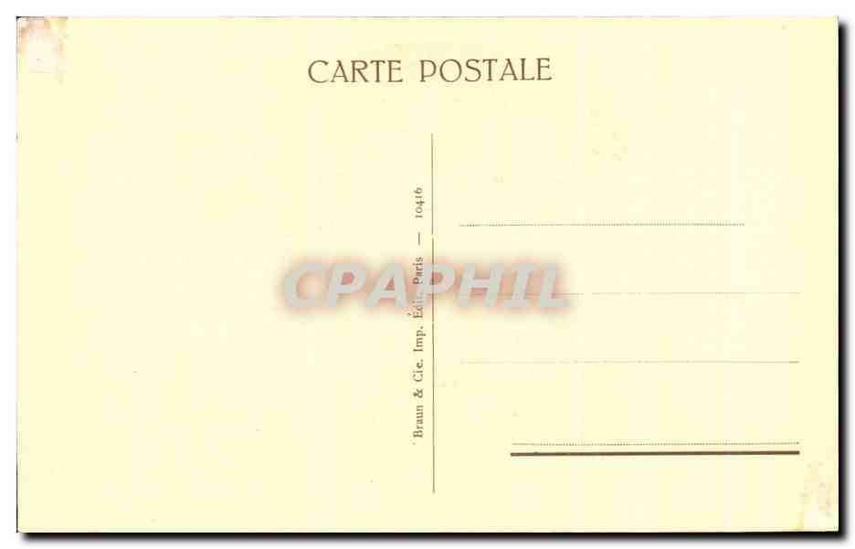CPA Musee Du Louvre La Vierge A L'Hostie Paris — Verso
