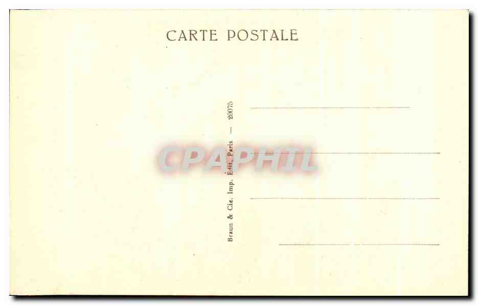 CPA Musee De Dresde Carlo Dolci Sainte Cecile — Verso