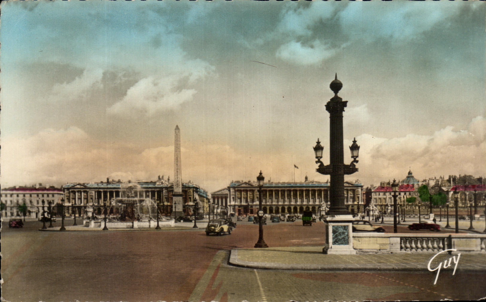 CPA Merveilles Place de la Concorde Paris 