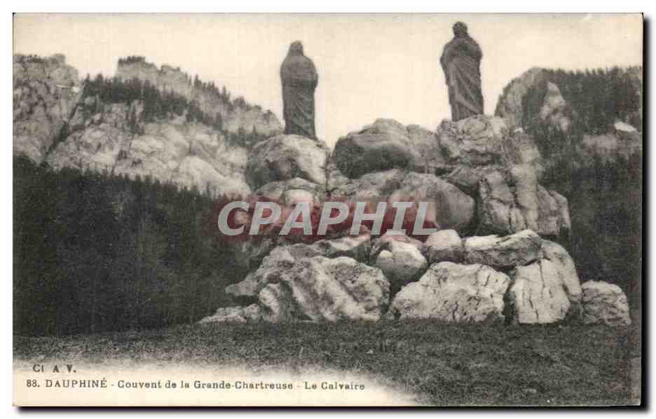 Dauphiné - Couvent de la Grande-Chartreuse - Le Calvaire