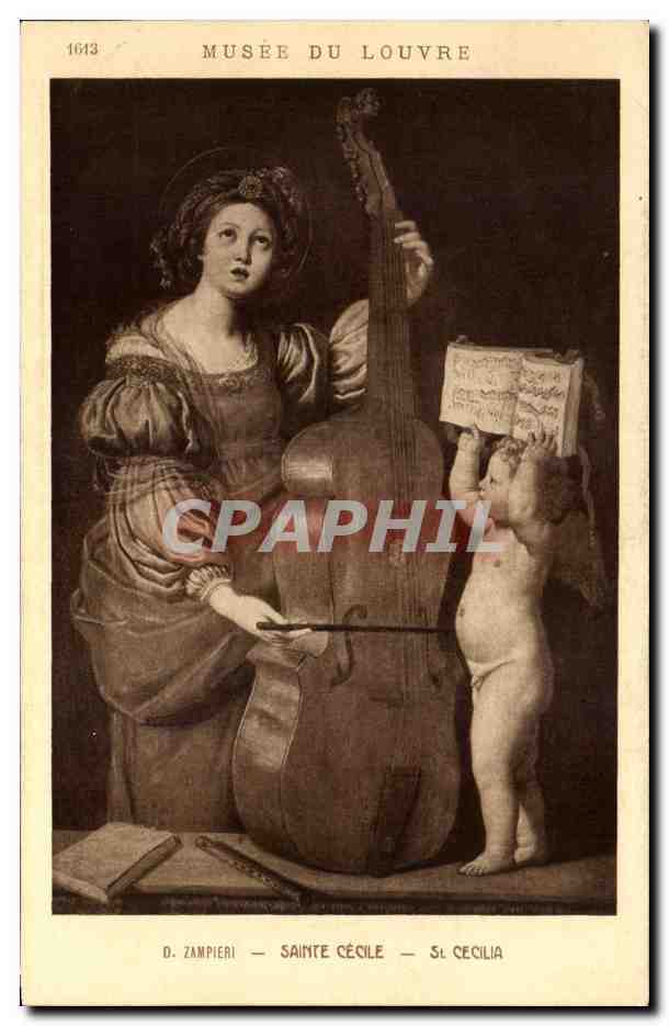 CPA Sainte Cecile St Cecilia Zampieri Violoncelle 