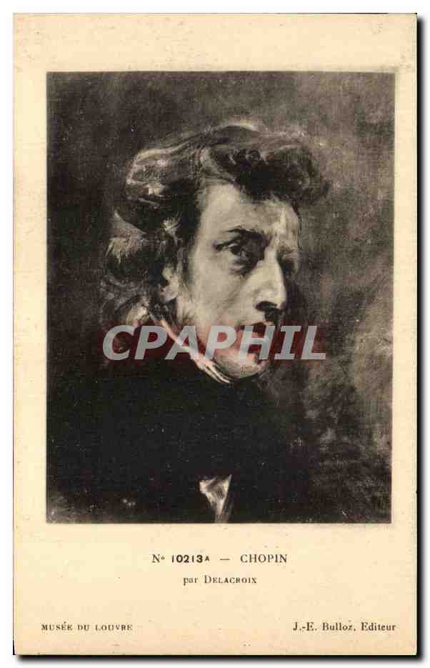 CPA Chopin Par DelachoixMusee du Louvre Paris 