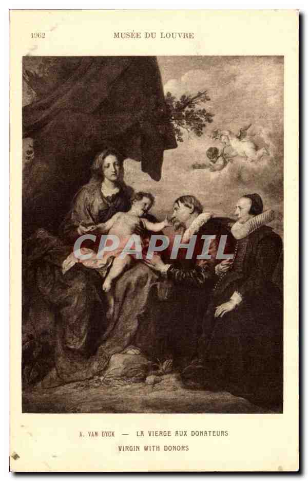 La Vierge aux Donateurs — A. Van Dyck — Musée du Louvre