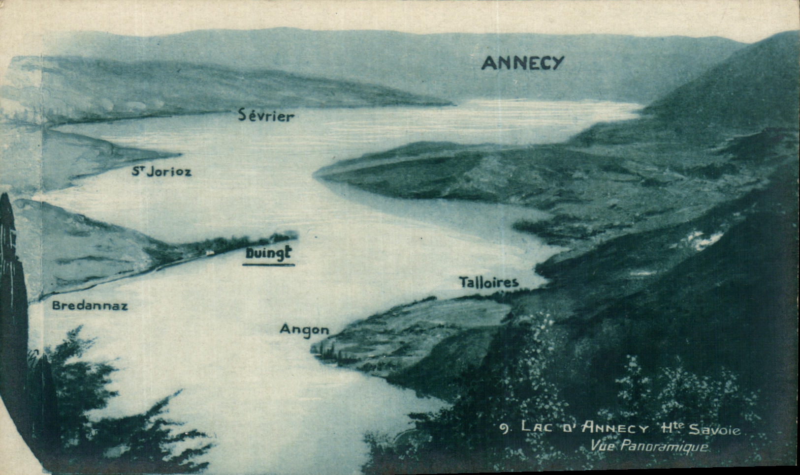 CPA Annecy Vue panoramique
