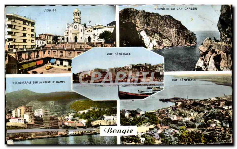 CPA Bougie Souvenir Algerie Cap Carbon