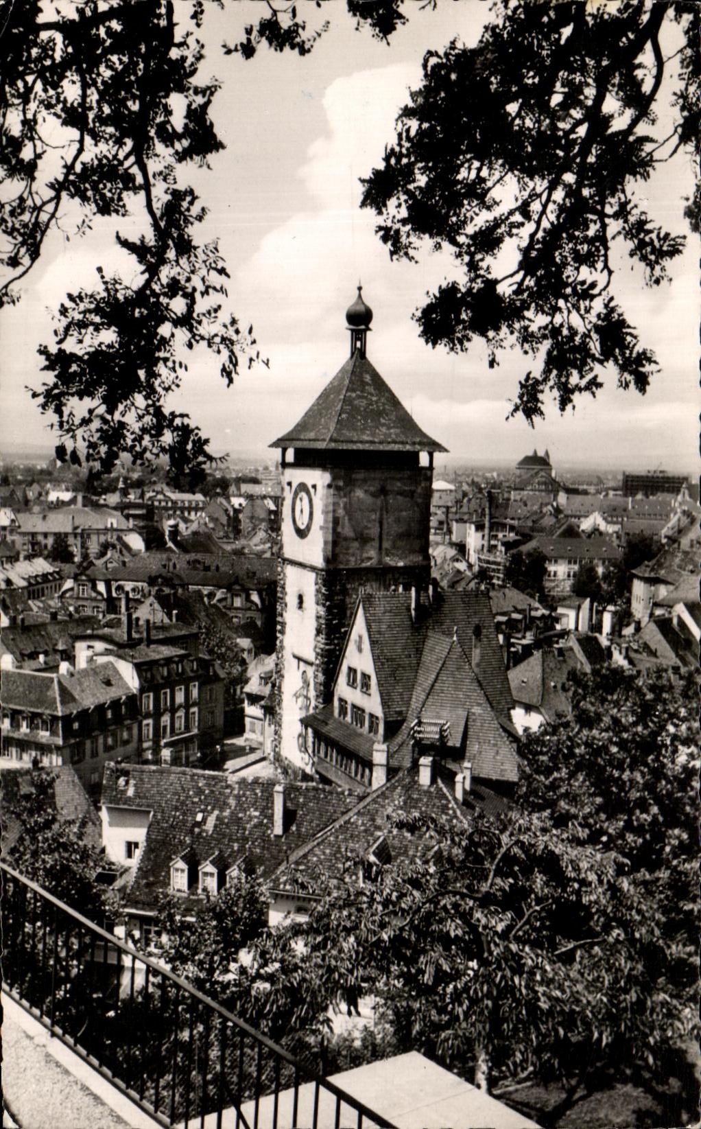 CPA Freiburg Schwarzwald Schwabentor Turm