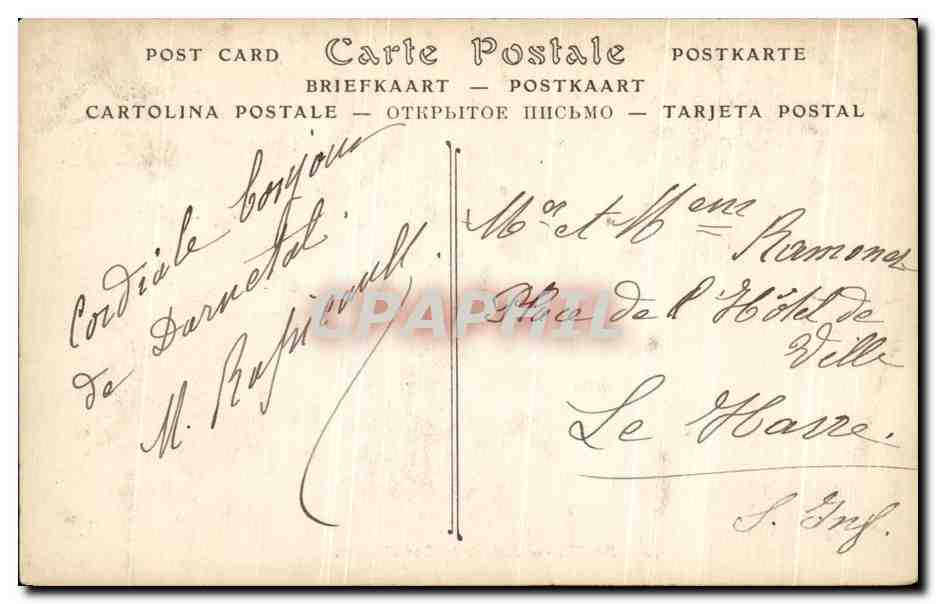 CPA Rouen Salle des assises — Verso