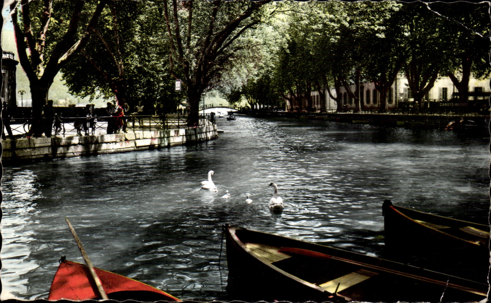 Annecy — Le Canal du Vassé et le Pont des Amours — Éditions Michon