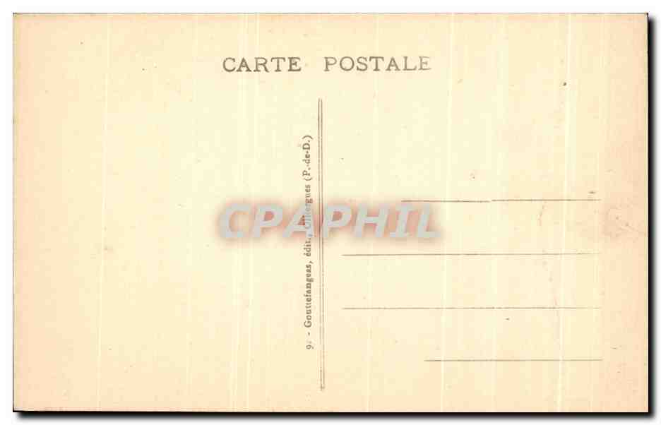 Paysage au Hameau de Bressouleille — Route Thermale d'Auvergne, du Mont-Dore à Saint-Nectaire — Éditeur Goustefanges (P.-de-D.) — Verso