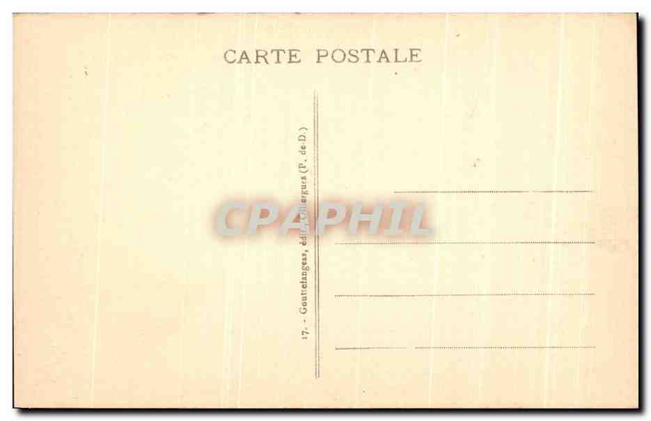 CPA Environs Du Mont Dore Roche Tuiliere et Roche Sanadoire — Verso