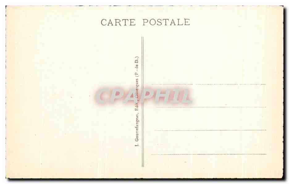 CPA Royat les Bains Les Hotels Continental et Royat Palace — Rückseite