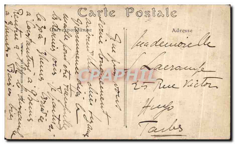 CPA Un Bassour Chameau  — Rückseite