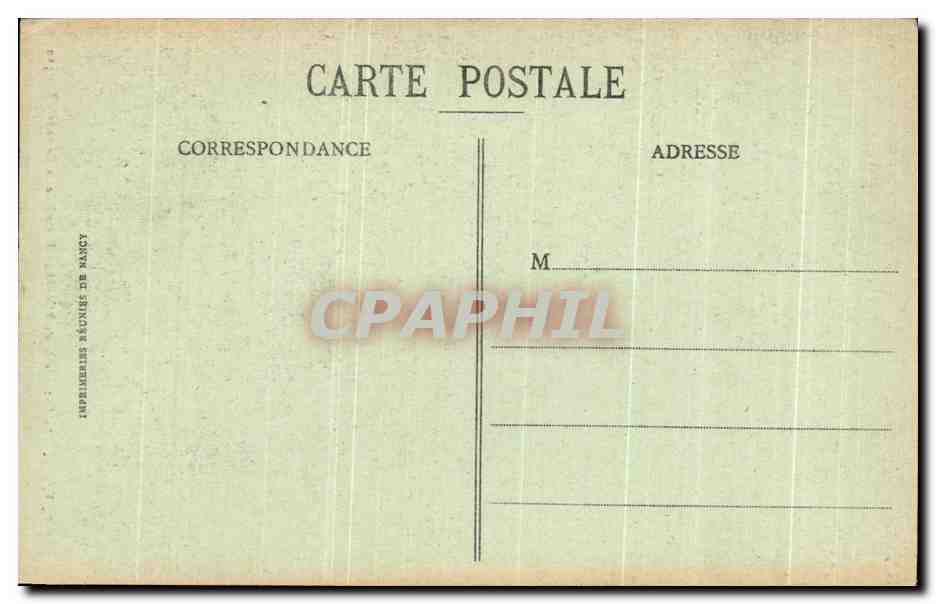 CPA La Catherdale de Rouen Portail de la Calende Tympan — Rückseite