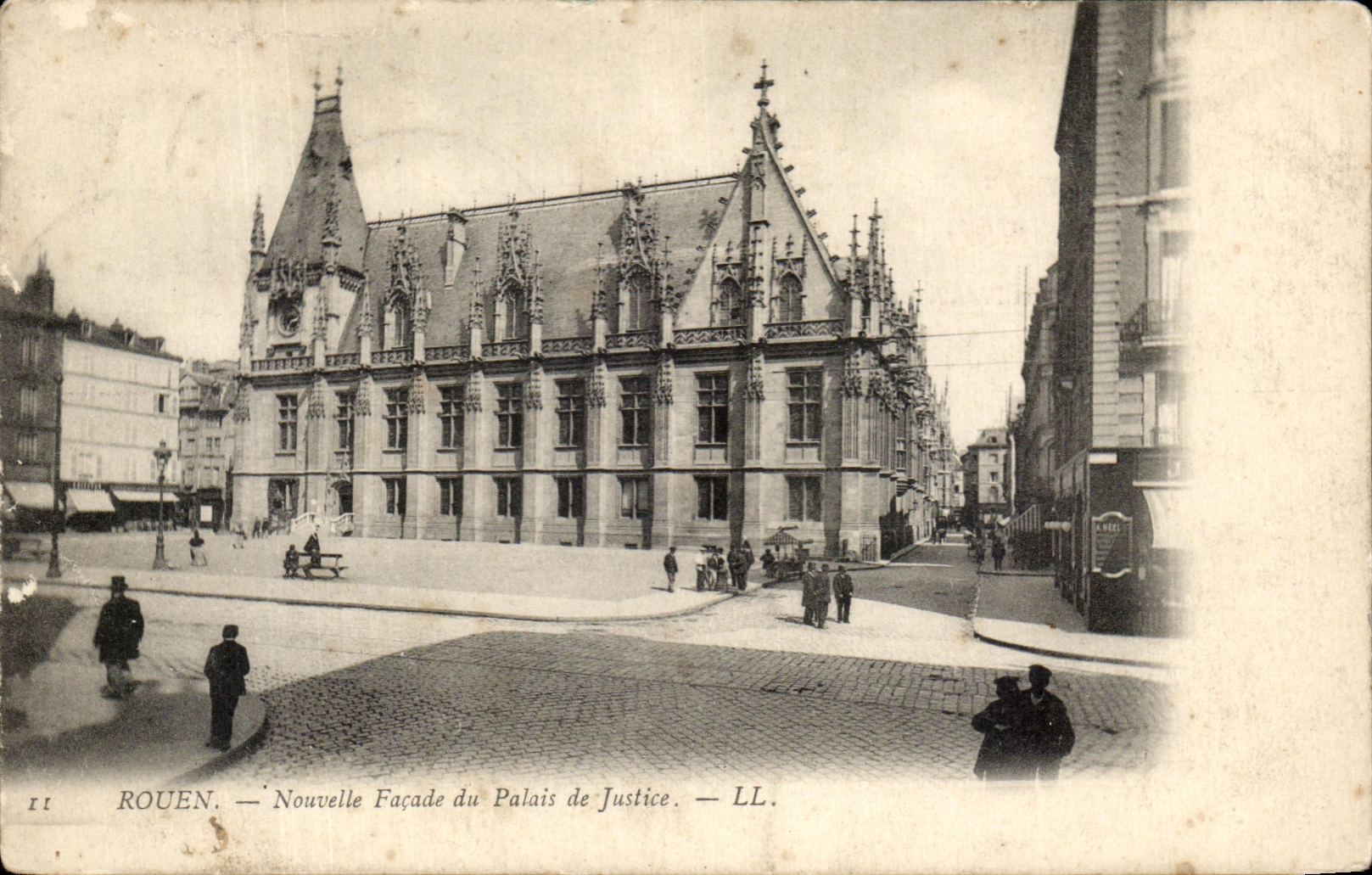 CPA Rouen Nouvelle Facade Du Palais de Justice