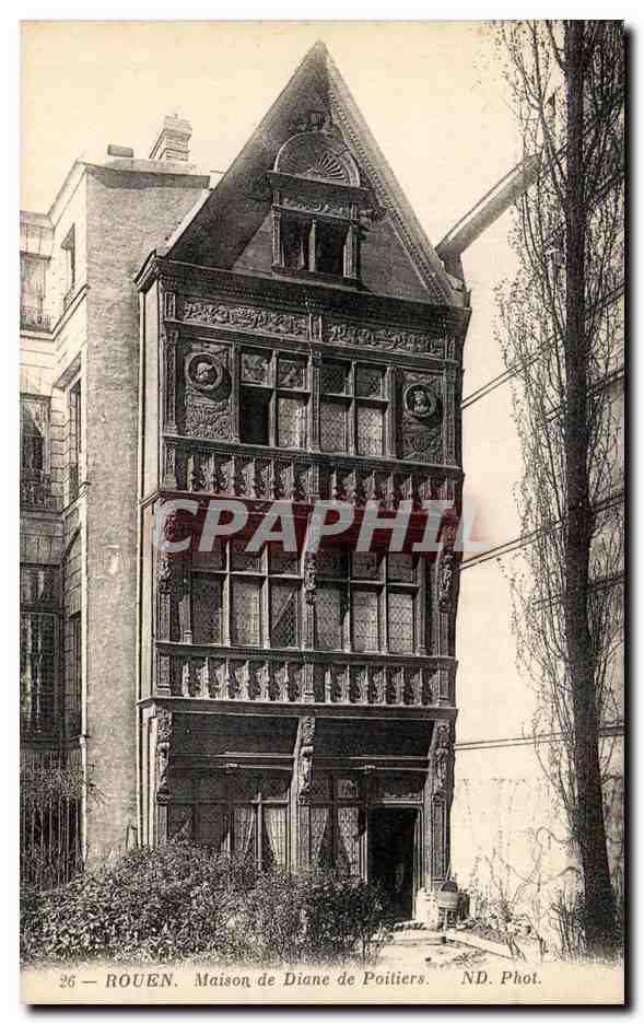 CPA Rouen Maison de Diane de Poitiers