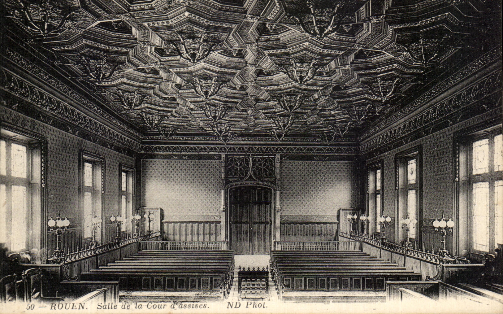 CPA Rouen Salle De La Cour D'assises