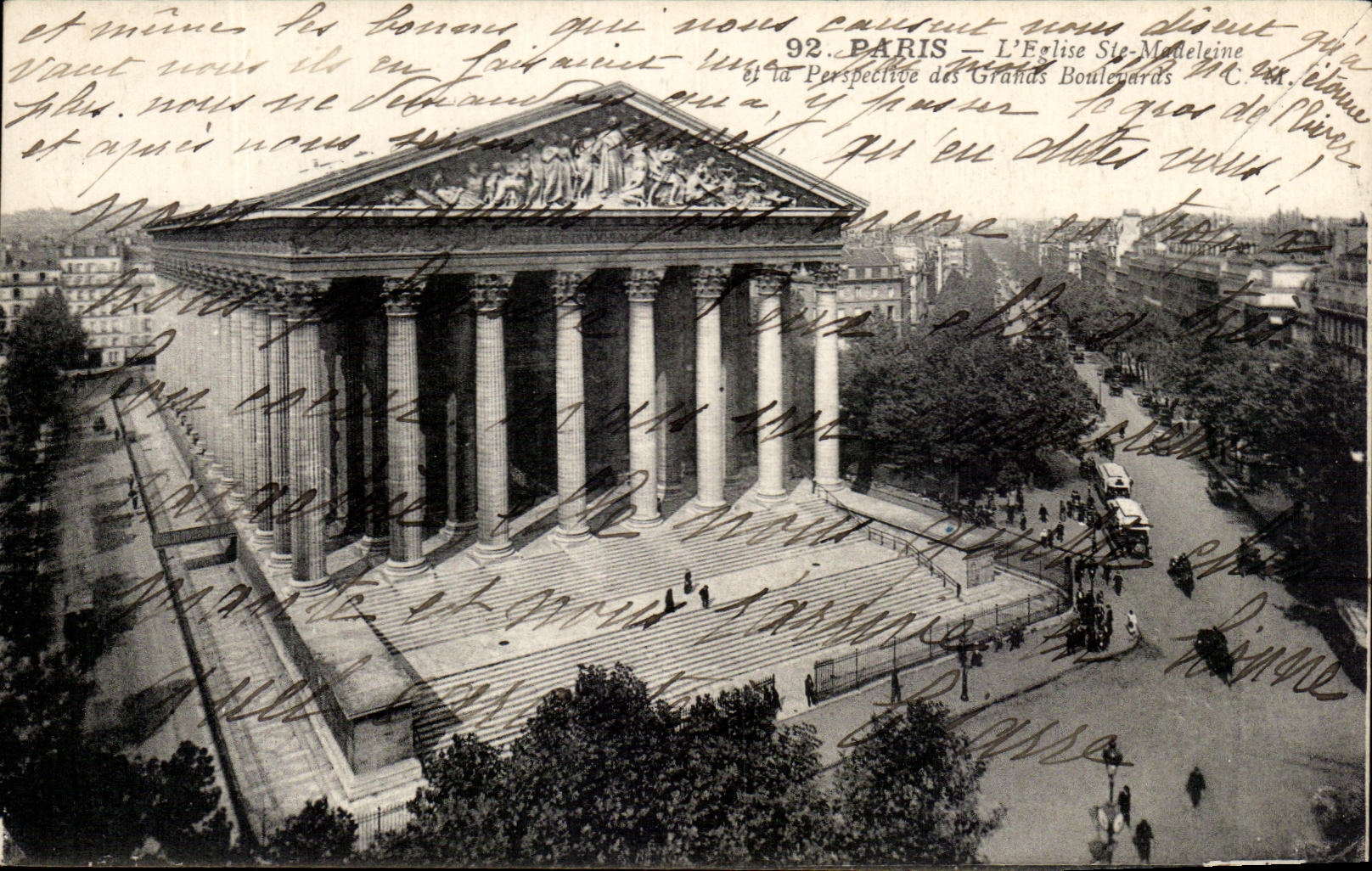 CPA Paris L'Eglise Ste Madeleine 