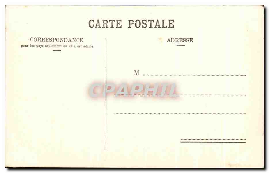 CPA Le Mont Blanc Vu De Geneve Suisse — Rückseite