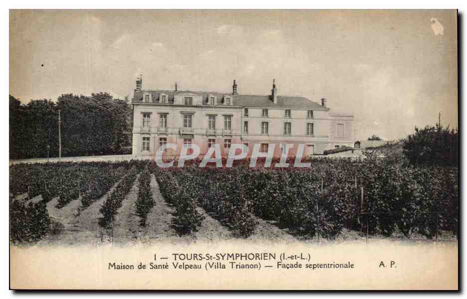 CPA Tours St Symphorien Maison de Sante Valpeau Villa Trianon