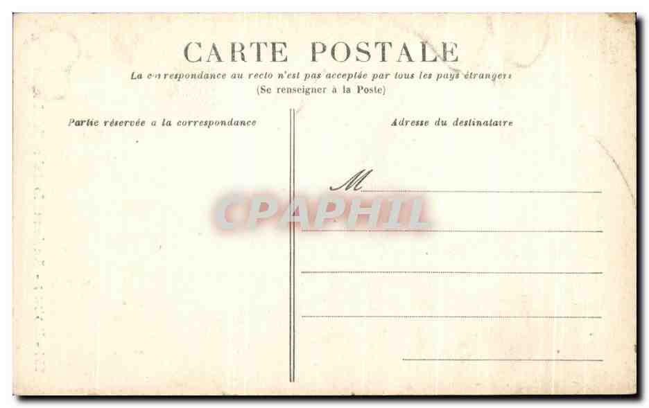 CPA Rouen Ancienne Fontaine St Maclou — Rückseite
