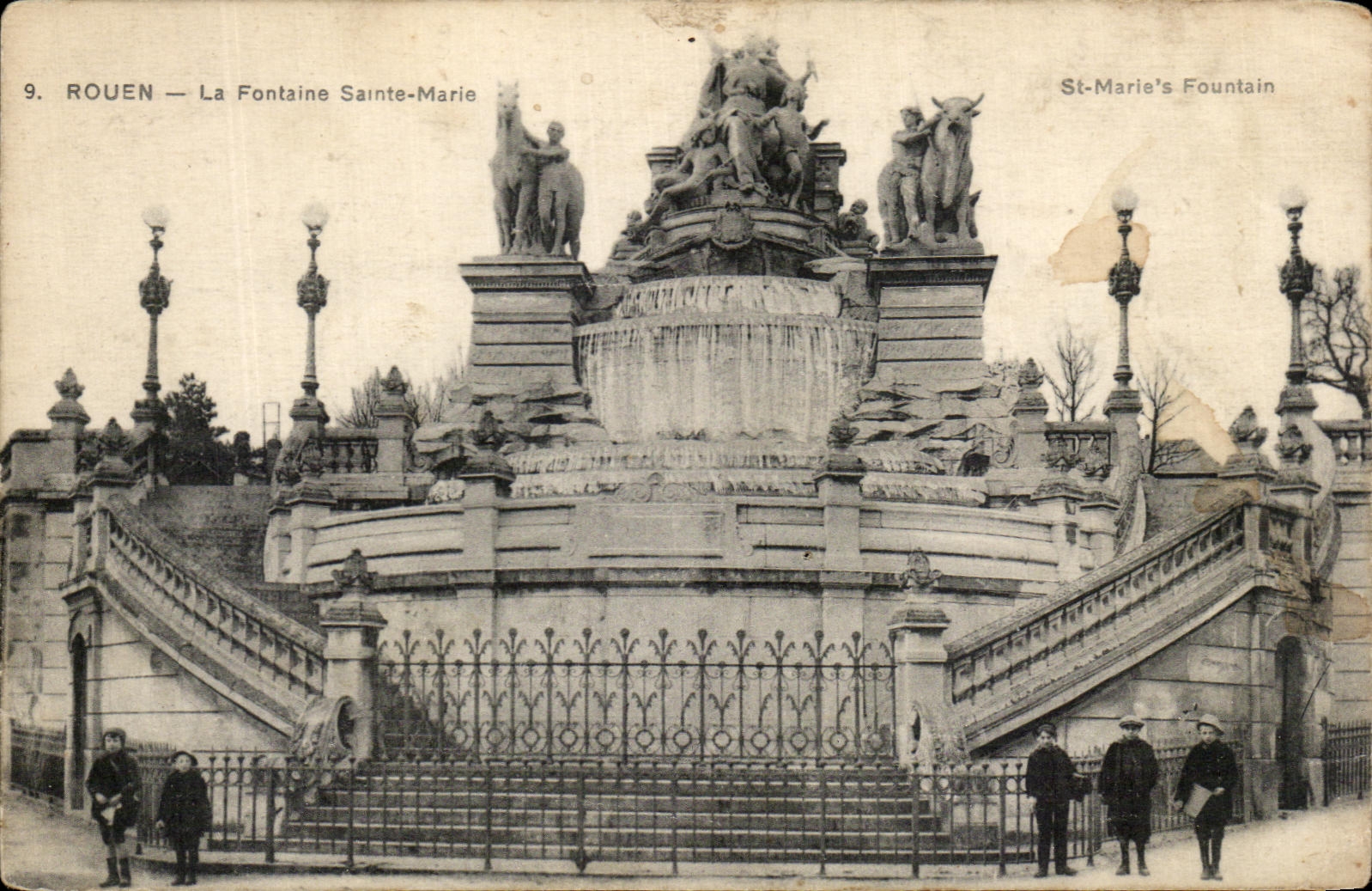CPA Rouen La Fontaine Sainte Marie Enfants