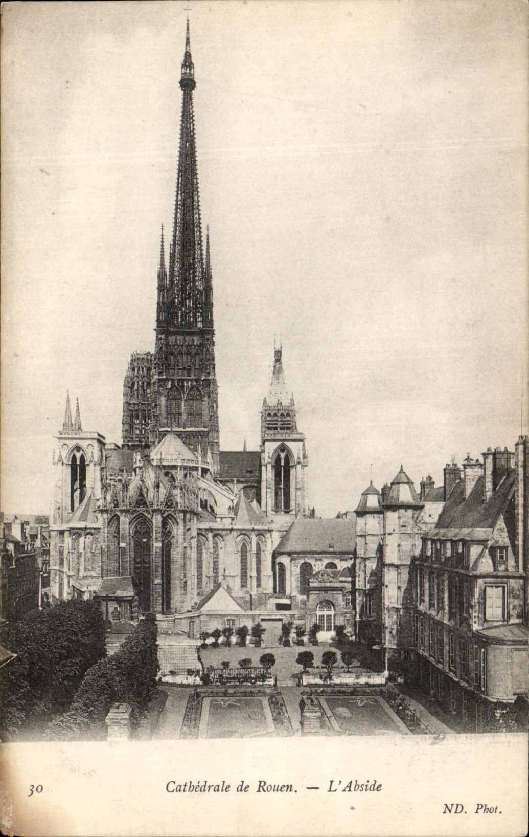 CPA Cathedrale de Rouen L'Abside