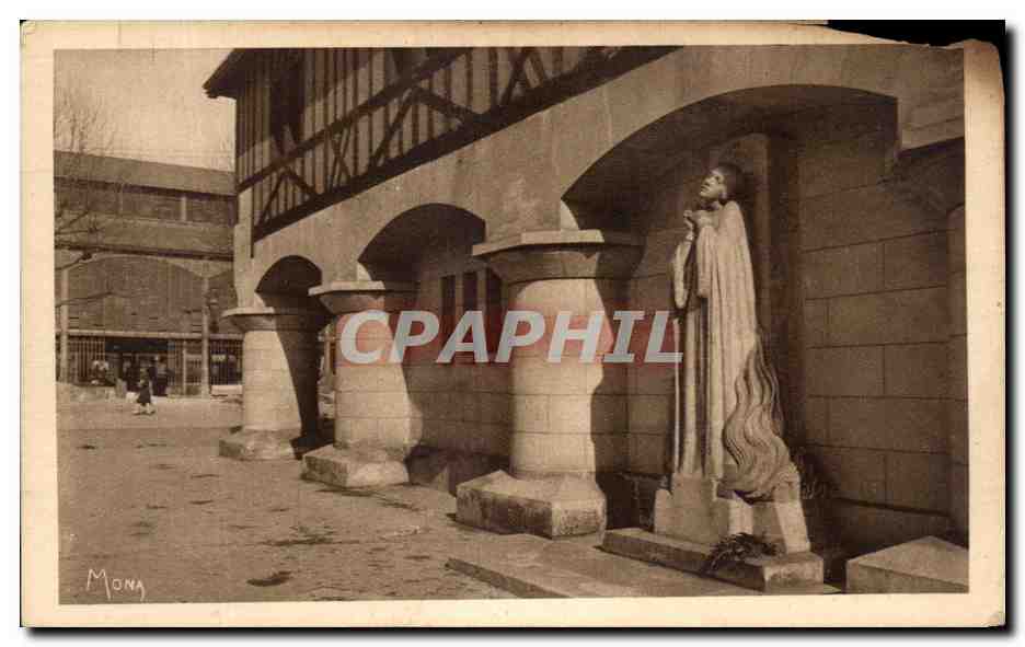 CPA Les Petits Tableaux De Normande Rouen La Ville Musee Statue de Jeanne d'Arc 