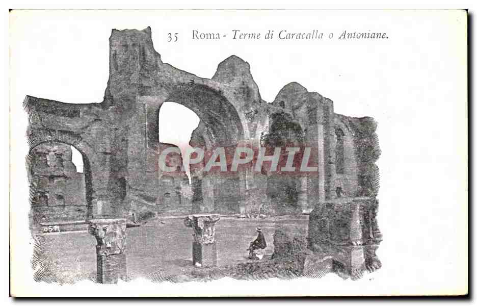 CPA Roma Terme di Caracalla o Antomiane