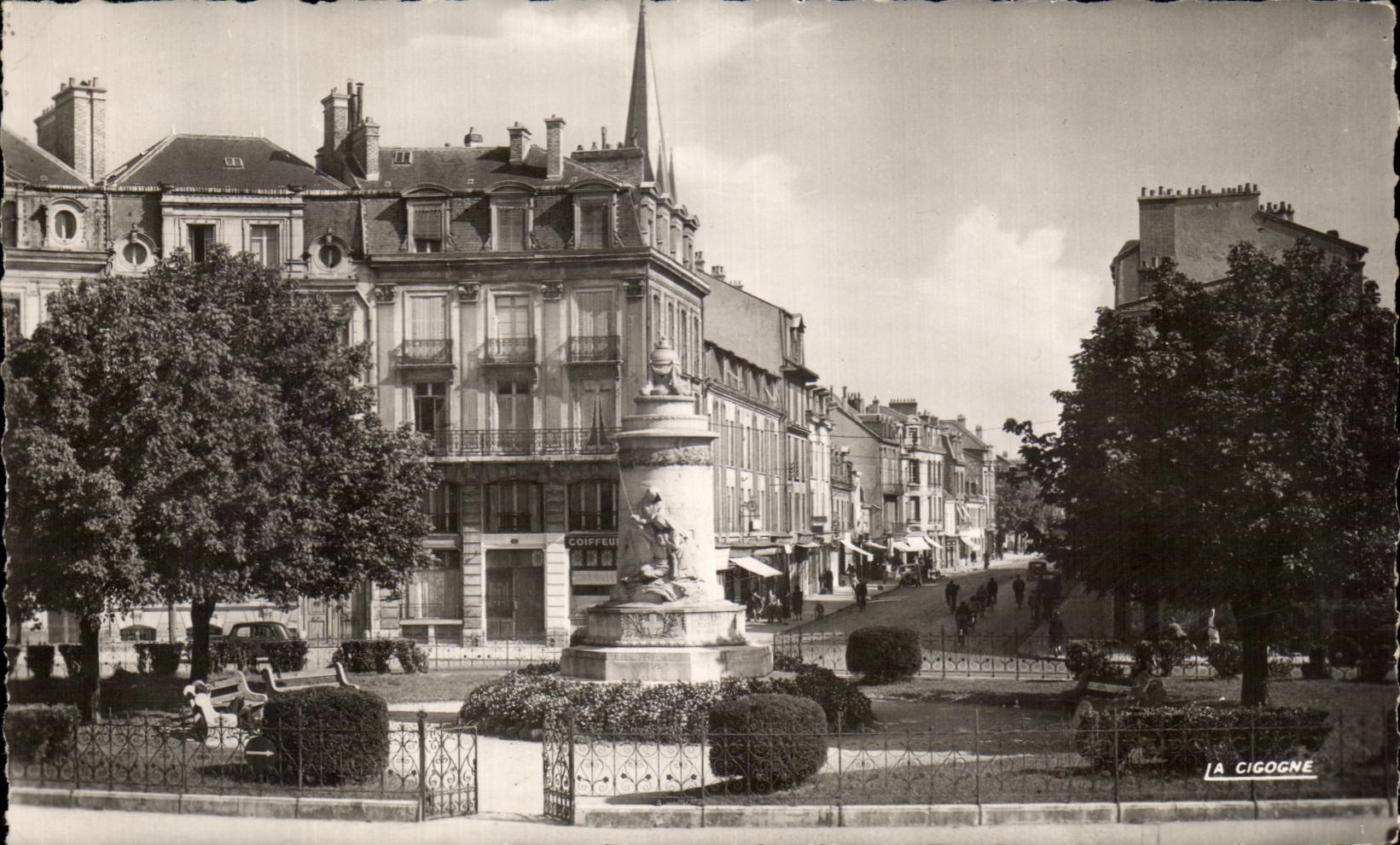 Die Storch — Place A. Briand, Reims — Ausgabe « Die Storch » von André Leconte