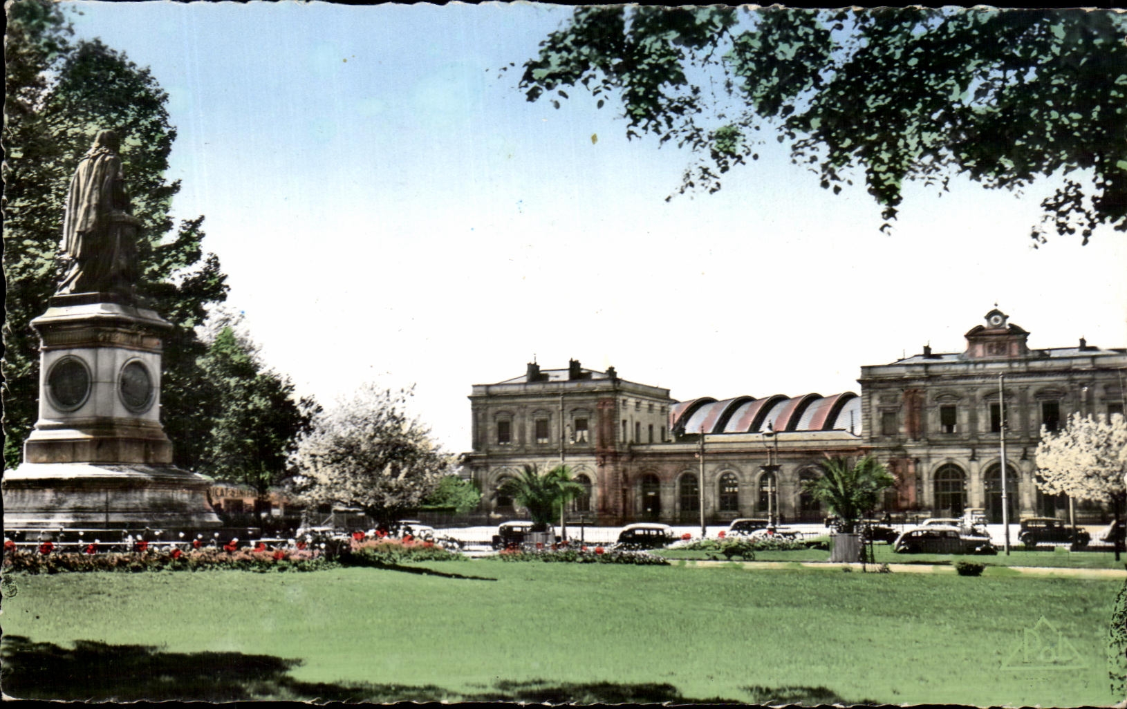 Reims — Square Colbert et la Gare — Jacques Fréville, éditeur