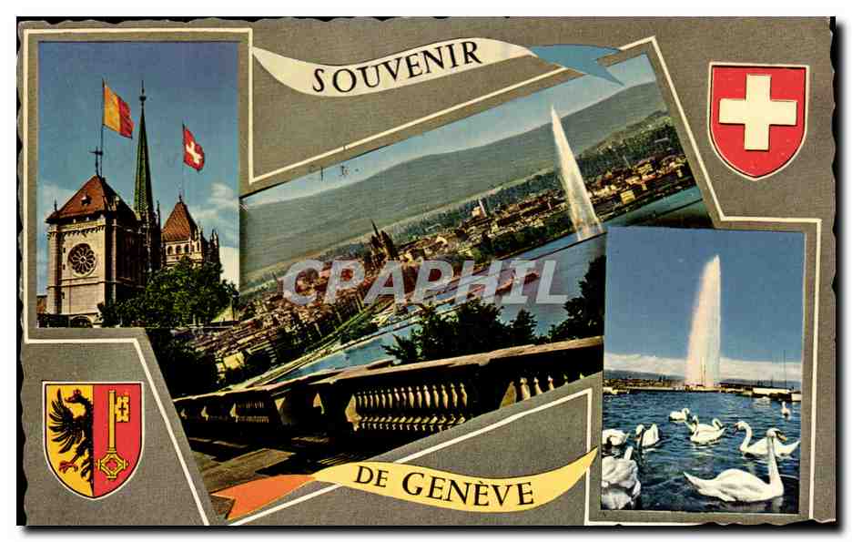 CPA Souvenir De Geneve Suisse