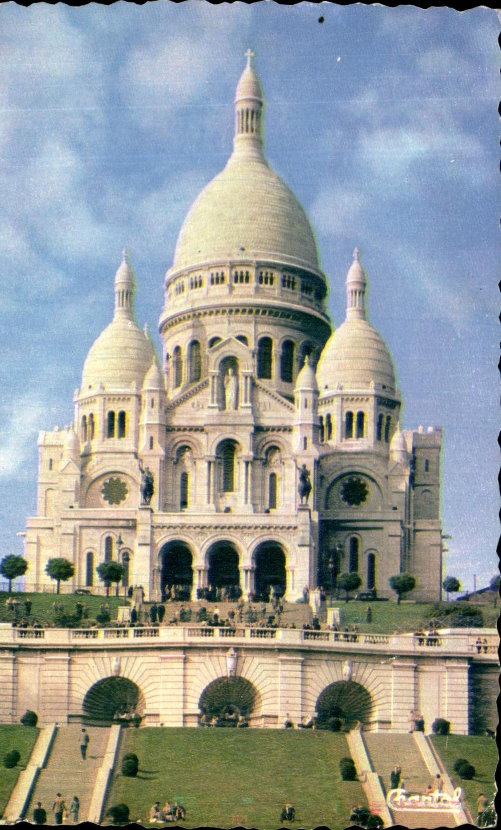 CPSM Paris Basilique Du Sacre Coeur Montmartre