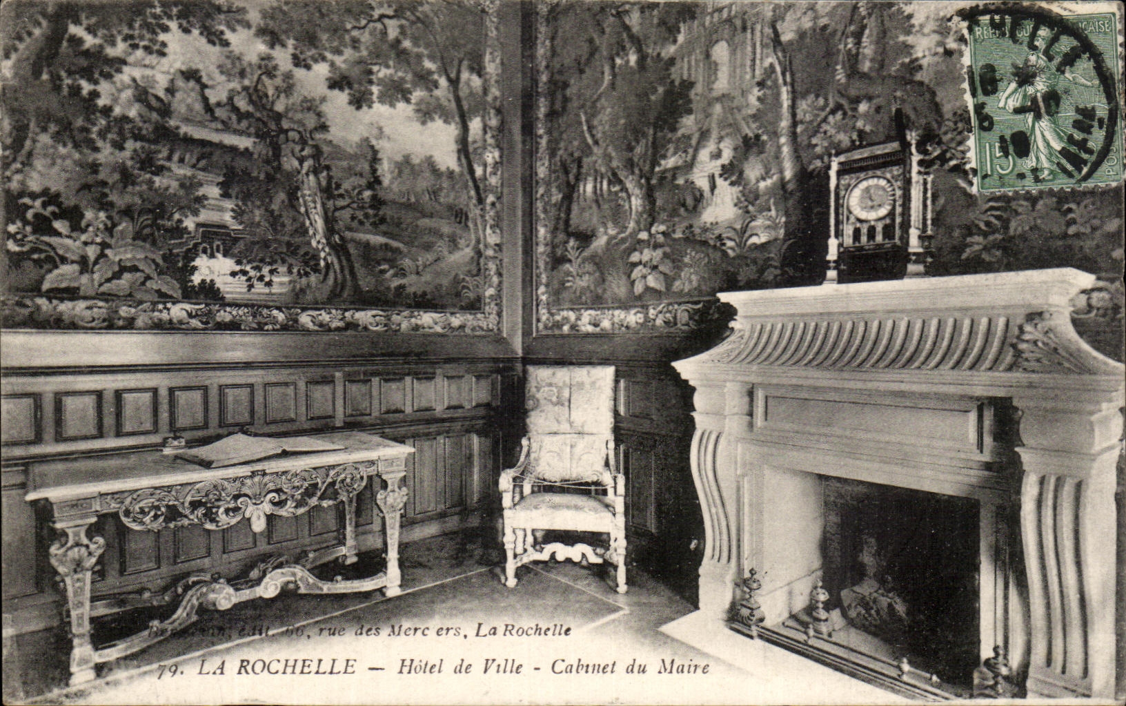 CPA La Rochelle Hotel de Ville Cabinet du Maire