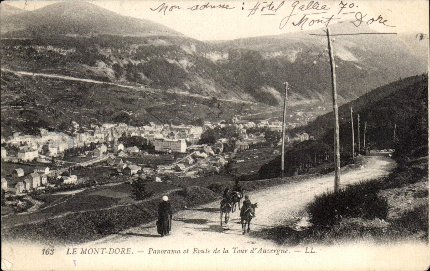 Le Mont-Dore — Panorama et Route de la Tour d'Auvergne — LL. N° 163