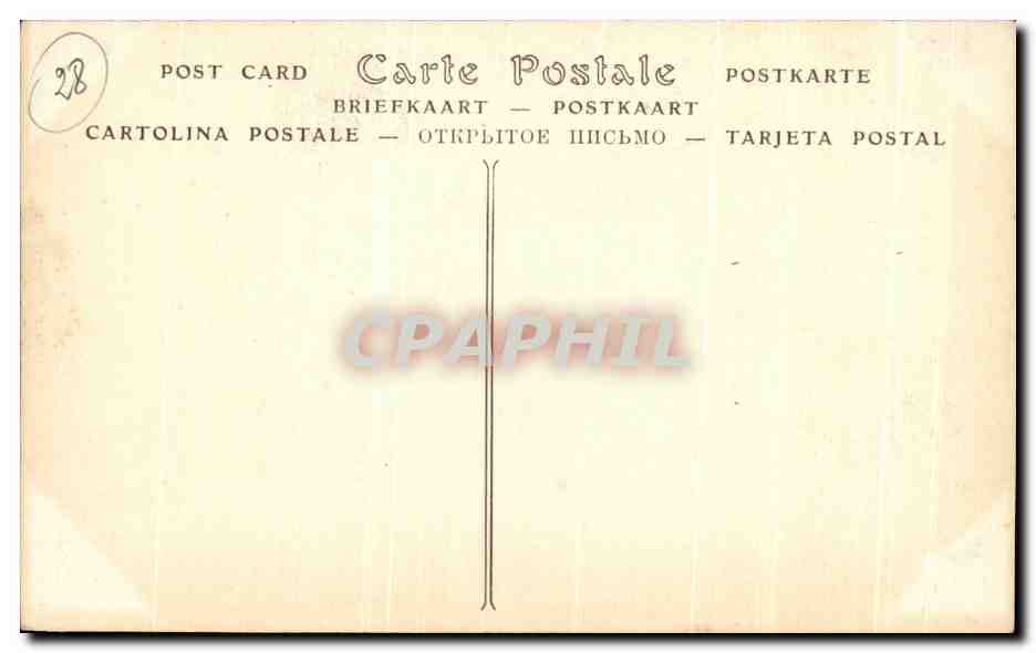 Chartres — Portail occidental, Figure de l'Ange de la Voussure (1145-1160) — ND Pbot. n°93 — Verso